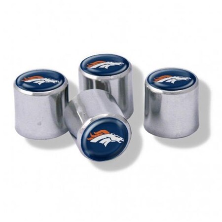 Wincraft Wincraft 1493432796 Denver Broncos Valve Stem Caps - Set of 4 1493432796